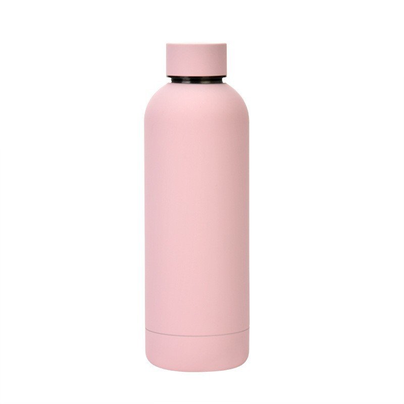 Custom Logo 500ml Insulated Double Wall Stainless Steel Sports Water Bottle Eco-Friendly PC Thermal Vacuum Flask Party Gift