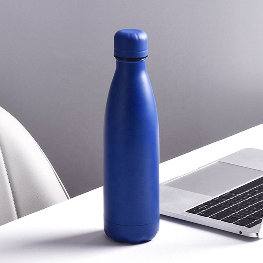Bpa Free Custom Double Wall Shaped Drinking Vacuum Insulated Sport Stainless Steel Water Bottle