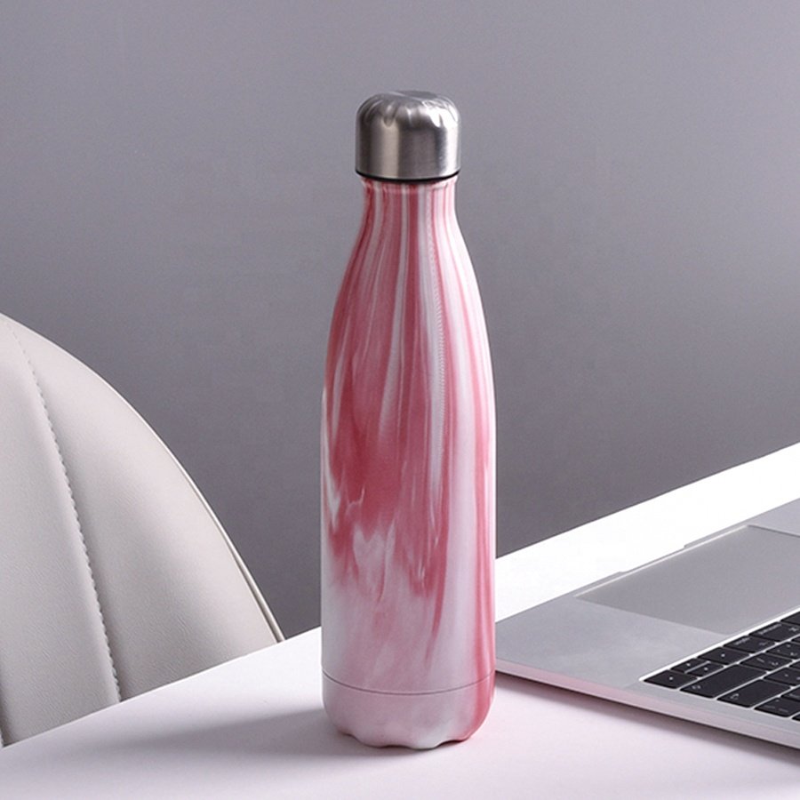 Bpa Free Custom Double Wall Shaped Drinking Vacuum Insulated Sport Stainless Steel Water Bottle