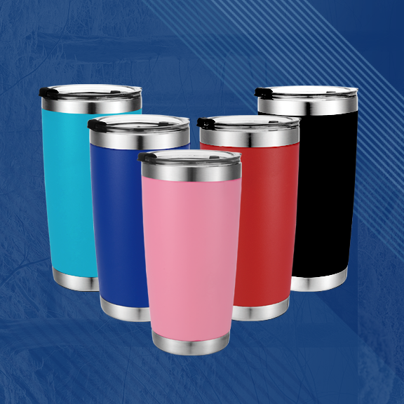 20oz Stainless Steel Beer Mug Double Wall Insulated Water Tumbler BPA FREE Self-Drive Car Mug Vacuum Tumbler Beer Mug