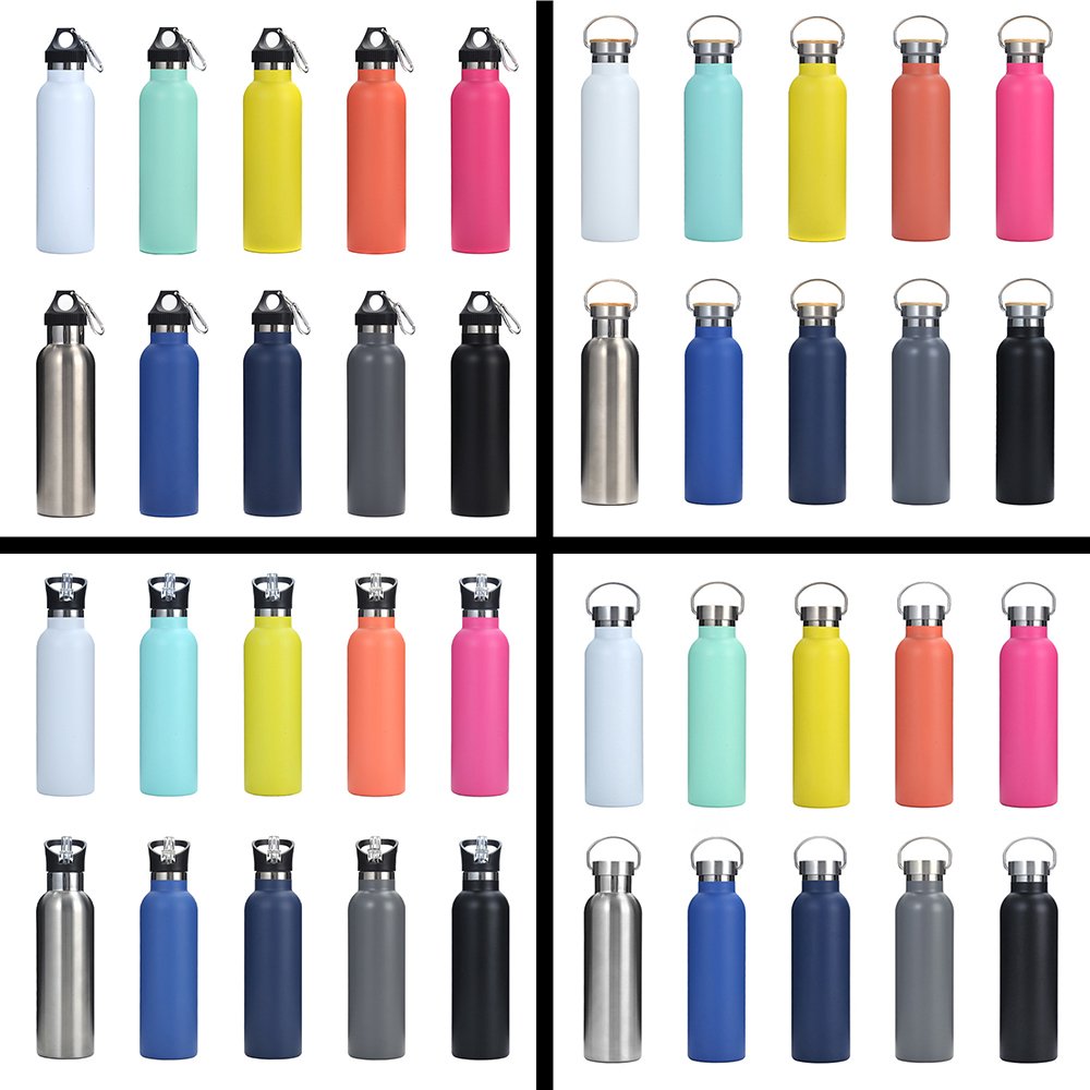 Hot Selling Stainless Steel Wide Mouth Vacuum Flask Custom Logo Double Wall Insulated Sport Water Bottle