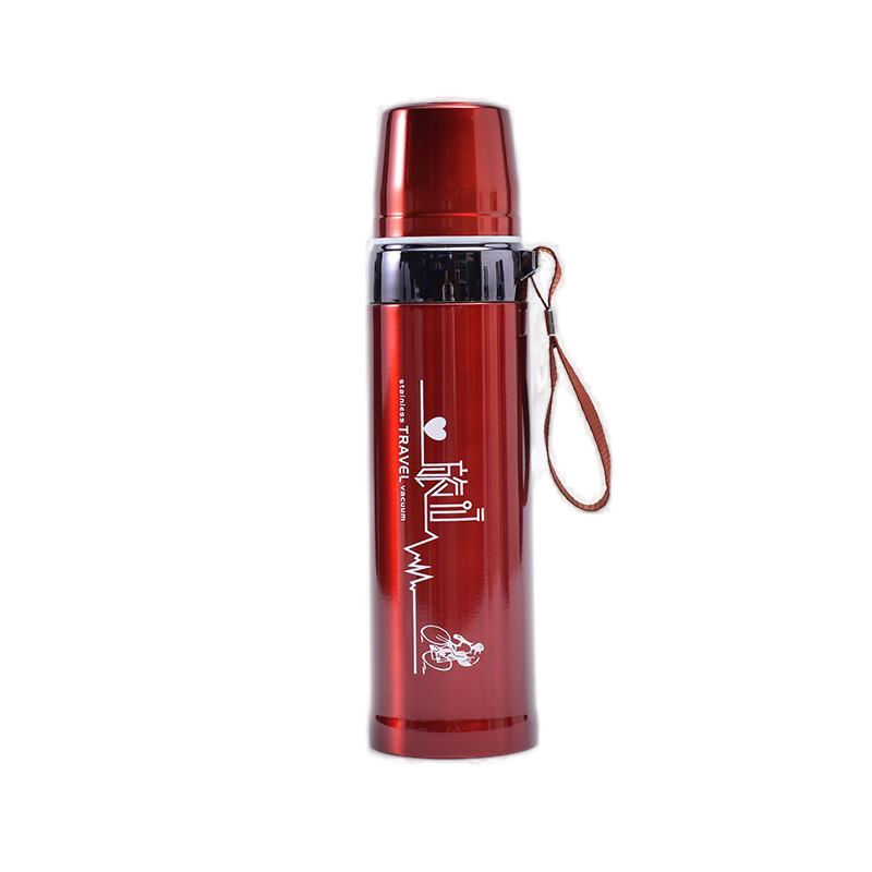GZYSL 750ml Double Wall Bullet Shape Travel Thermos Stainless Steel Vacuum Flask Outdoor Insulated Vacuum Sports Bottles