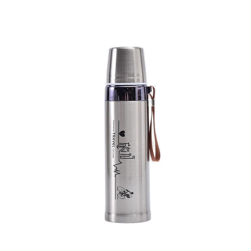 GZYSL 750ml Double Wall Bullet Shape Travel Thermos Stainless Steel Vacuum Flask Outdoor Insulated Vacuum Sports Bottles