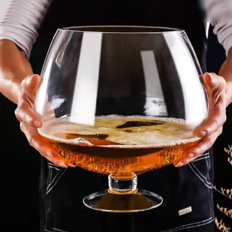 Huge Hero Cups Large Capacity Beer Mug Champagne Glass Lead-free Crystal Wine Glass for KTV Party