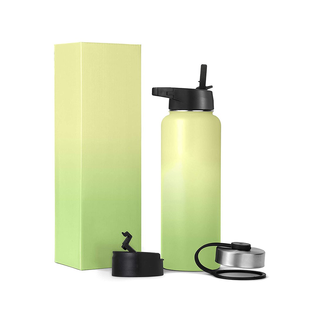 Quality Thermos Insulated Flask Bottle Wholesale Pink Metal Stainless Steel 32oz Vacuum Insulated Sport Water Flask Bottle