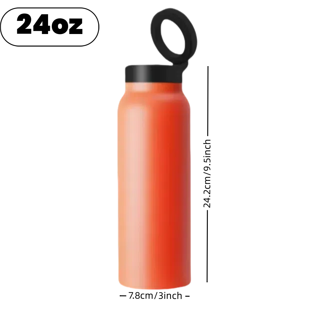 High Quality Custom Logo 24oz Stainless Steel Magnetic Water Bottle Insulated Vacuum Phone Holder Sports Magsafe Tumbler