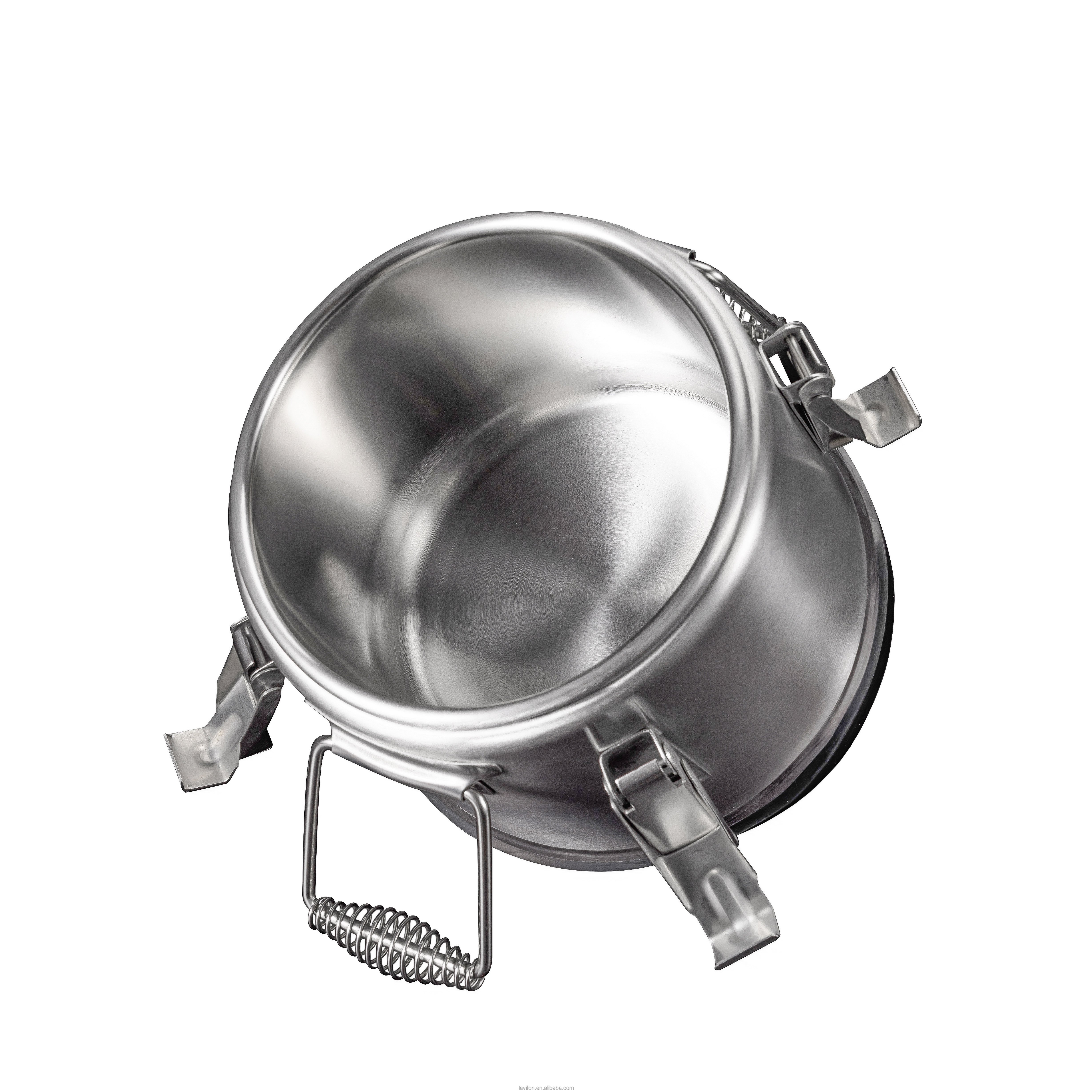 Lavifon Factory Directly Sales Food Insulated Barrel Liquid Bucket Food Warmer Commercial Stainless Steel Camping Portable