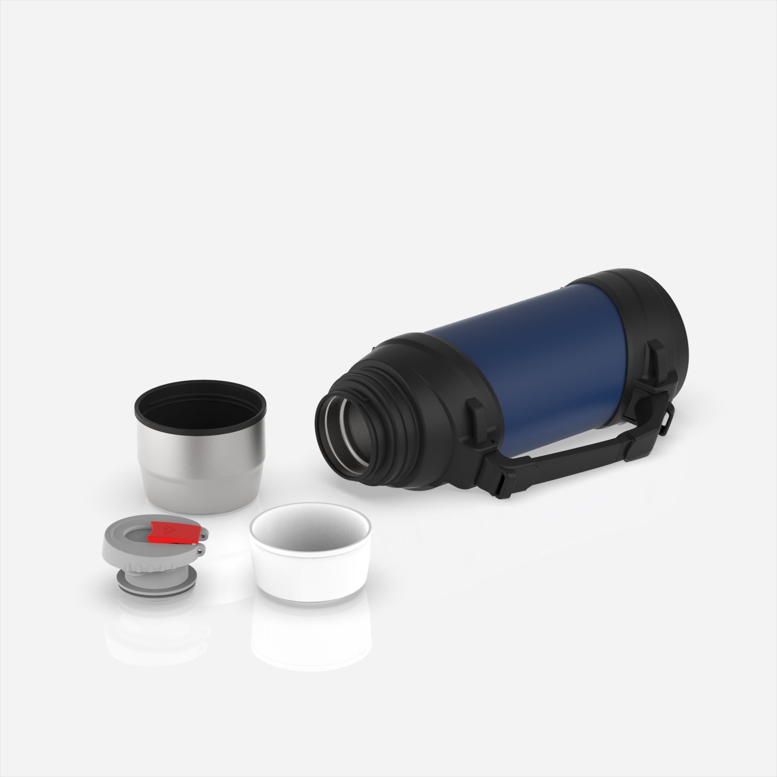 New Style 2.0L Double Wall Insulated Travel Pot Stainless Steel BPA Free Vacuum Flask Portable