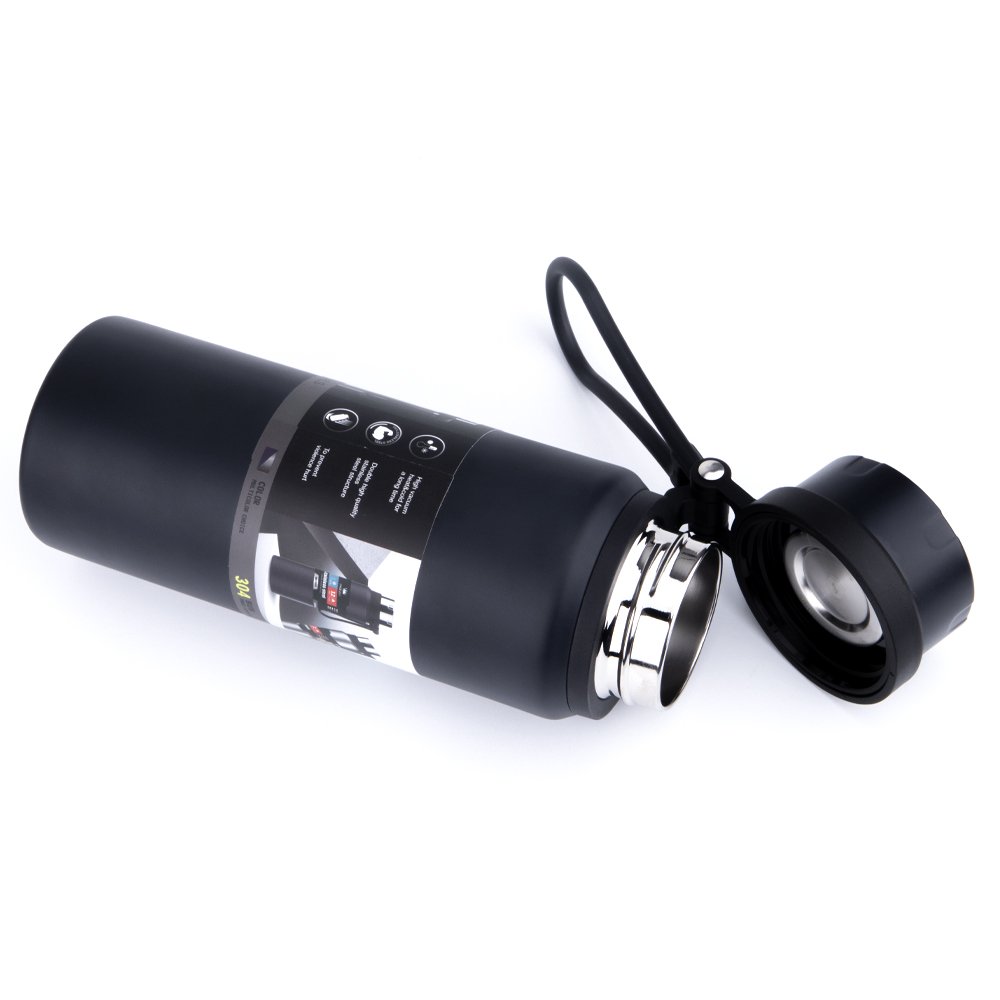 2020 New Design Wide Mouth Portable Sports Drinking Metal Water Bottle, Double wall Stainless Steel Insulated Hydro Vacuum Flask