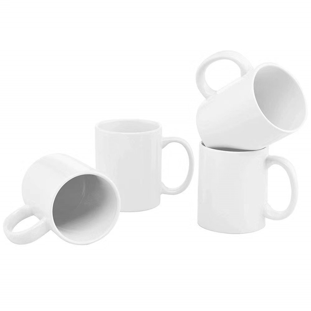 11 oz Customizable Sublimated Ceramic Mug Modern Classic Minimalist Design Mug