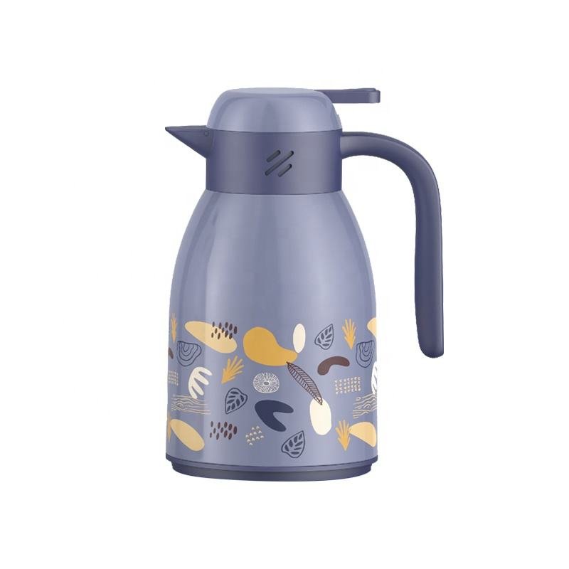 SUNLIFE vacuum flask Food Grade PP body Glass Inner Thermos Vacuum Flask thermal jug