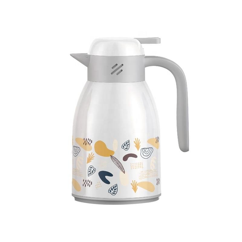 SUNLIFE vacuum flask Food Grade PP body Glass Inner Thermos Vacuum Flask thermal jug