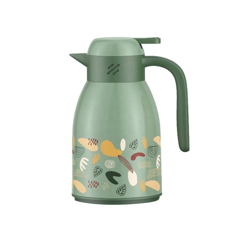 SUNLIFE vacuum flask Food Grade PP body Glass Inner Thermos Vacuum Flask thermal jug