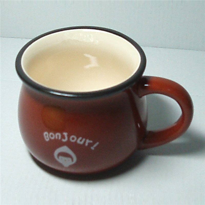 reusable coffee cups, customized 150ml ceramic coffee mug with great printing