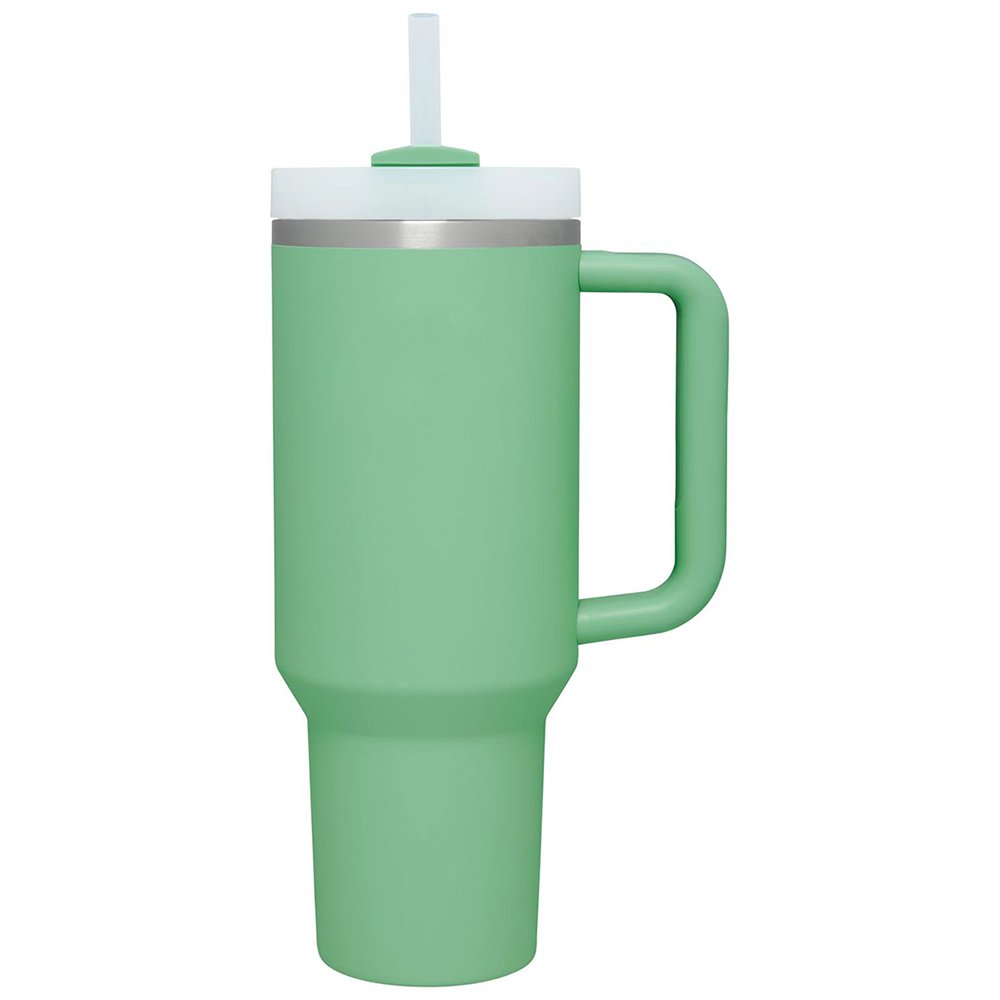 40OZ Adventure Tumbler Stainless Steel Thermos Vacuum Cups With Handle And Straw Travel Water Bottle BPA Free Large Mug