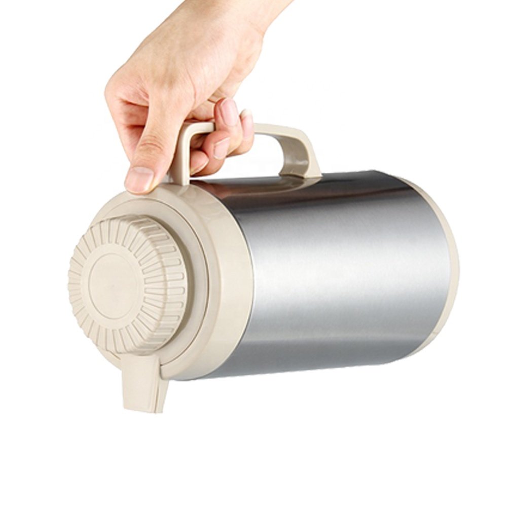 Brand HAPPY LION Classic Design Stainless Steel Glass Lined Refill Insulated Vacuum Flask Tea Pot for Coffee 302S Series
