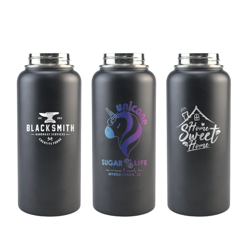 Custom Logo 12oz 18oz 32oz Eco-Friendly Vacuum Flask Insulated Stainless Steel Water Bottles