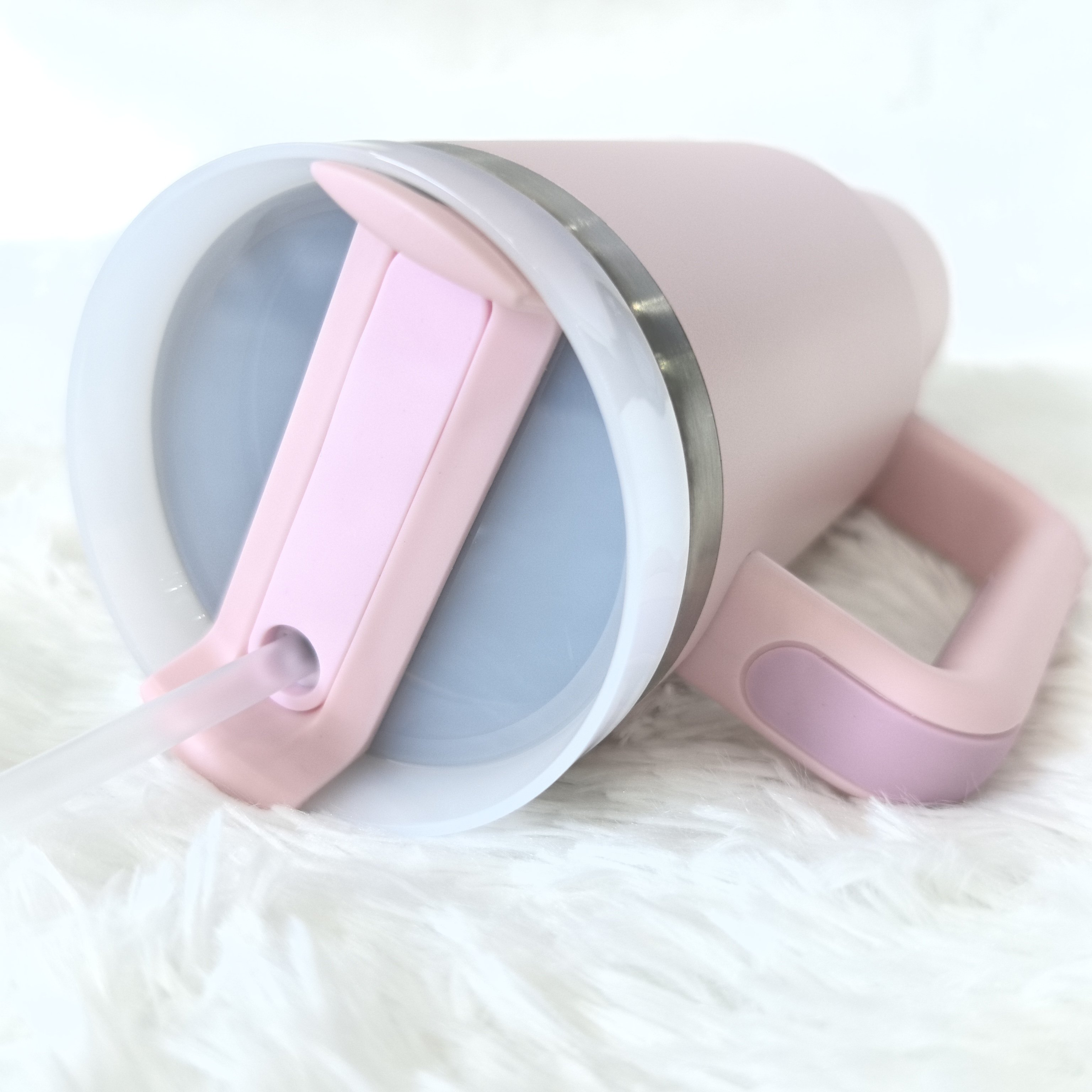 Upgrade 20oz 30oz 40oz Pink Tumblers Wholesale Bulk 1200ml Copo Termico Vacuum Flask Water Bottle Thermo Drink Cup For Coffee