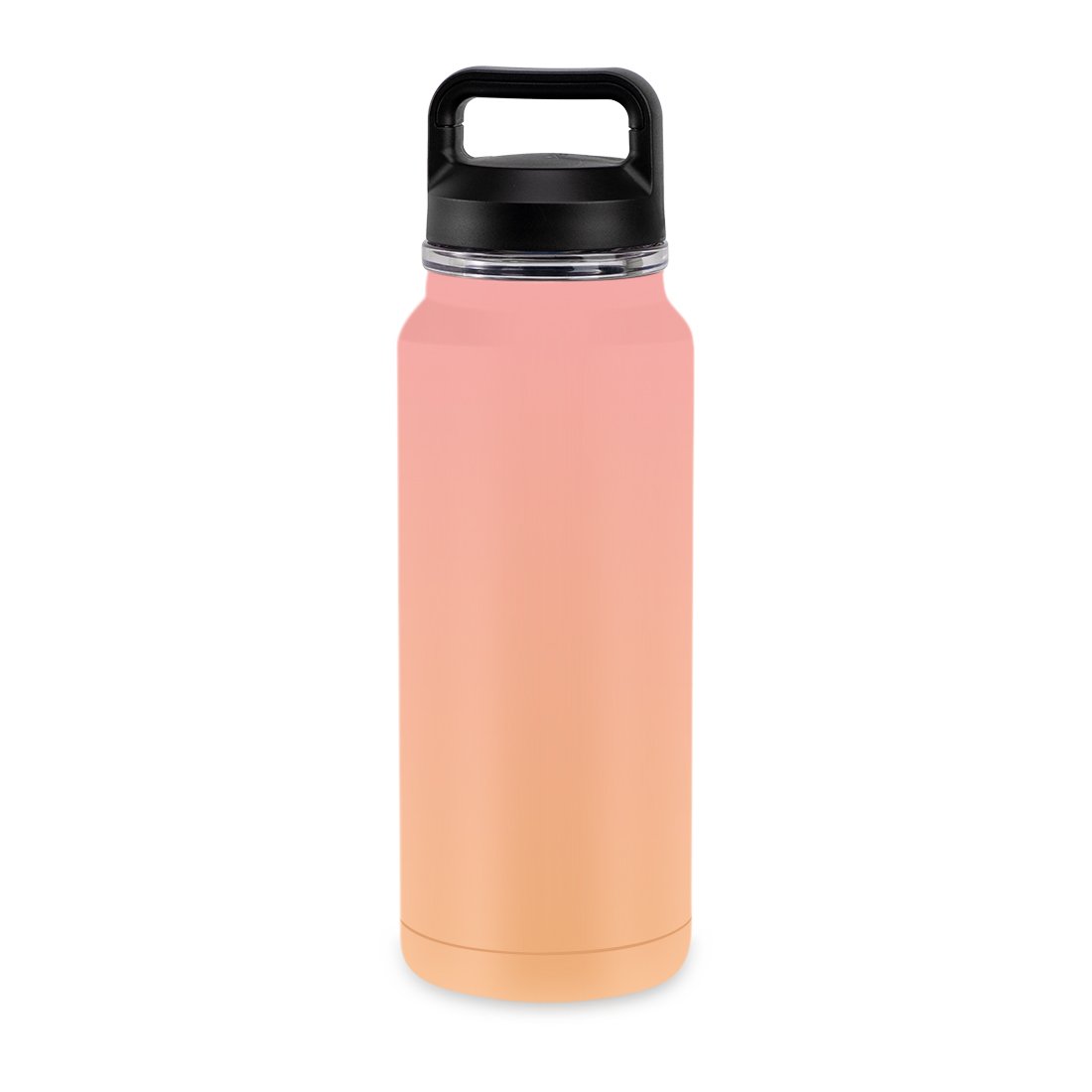 Stainless Steel Double Walled Sports Water Bottle 32oz with Paracord Handle, 3 Lids (Straw Lid), Vacuum Insulated Travel Mug