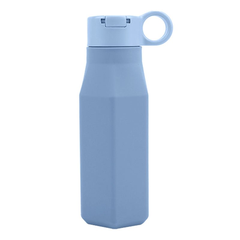 350ML Silicone Foldable Water Bottle Bottle Water Bottle With Straw