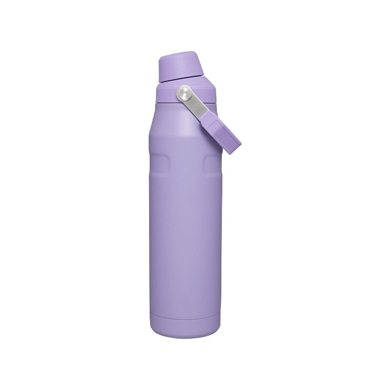 Custom Double Wall Vacuum Thermal Travel Flask Thermos gym 24oz stainless steel Sports insulated water bottle with handle