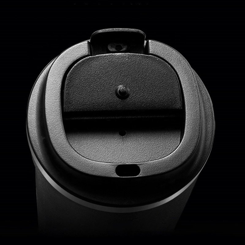 Custom logo 13oz 17oz reusable stainless steel double wall insulated vacuum thermoses tumbler cup travel car coffee mug with lid