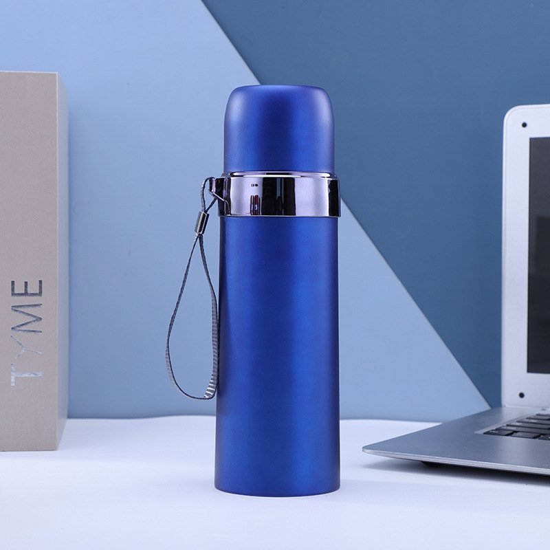 Wholesale Insulated Water Cup New Stainless Steel Sling Bullet Insulated Mug Outdoor Straight Mug Men's Insulated Mug