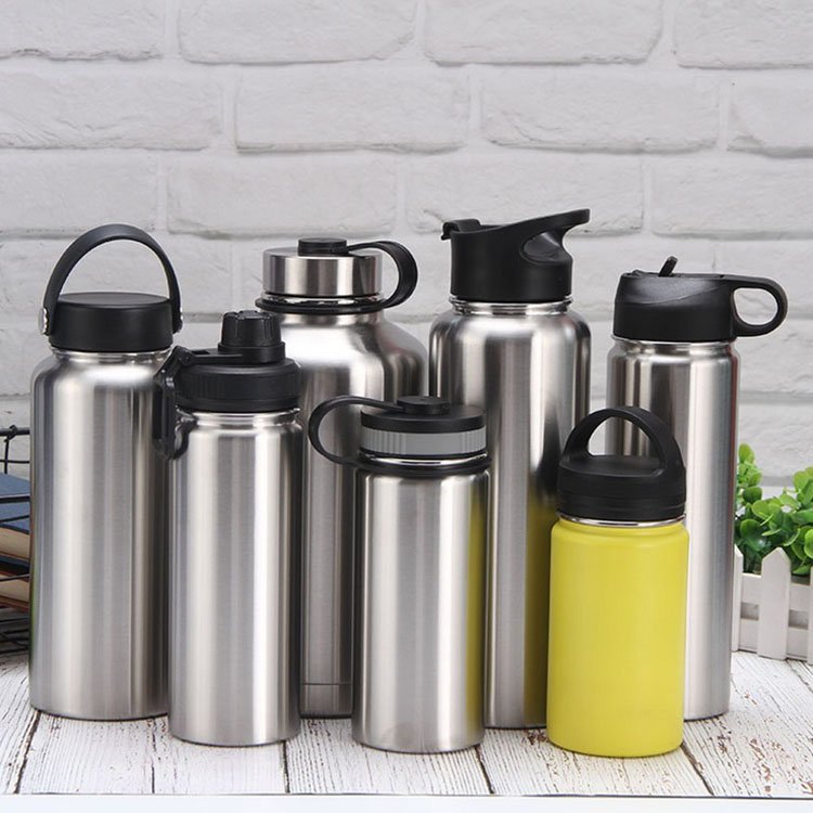 32oz/40oz/64oz Stainless Steel Thermos Vacuum Flasks with Custom Powder Coated Colors
