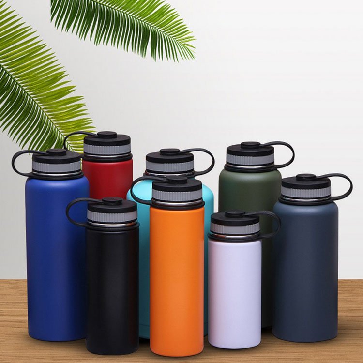 32oz/40oz/64oz Stainless Steel Thermos Vacuum Flasks with Custom Powder Coated Colors