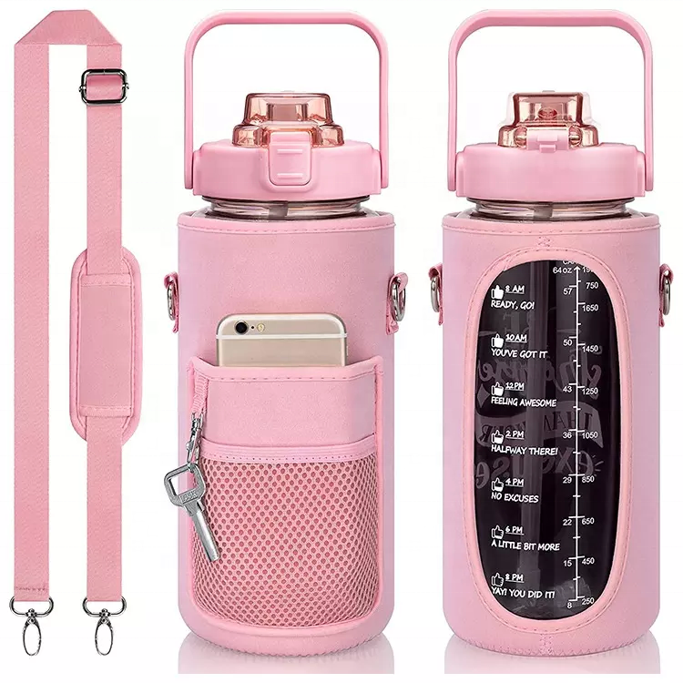 JZYZ Bulk Empty 2022 S Eco Friendly Babys With Strap Bling Stainless Steel Pure Copper Motivational 2l Water Bottle