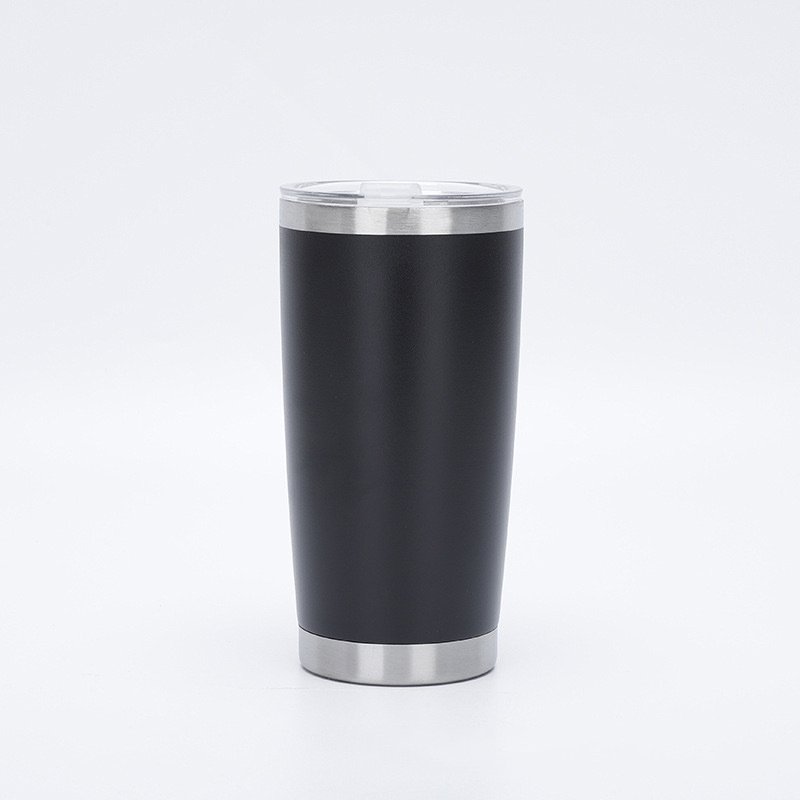 Wholesale 20oz Powder Coated 304 Stainless Steel Metal Tumbler Bulk Double Wall Vacuum Insulated Travel Mug Coffee Cup with Lid
