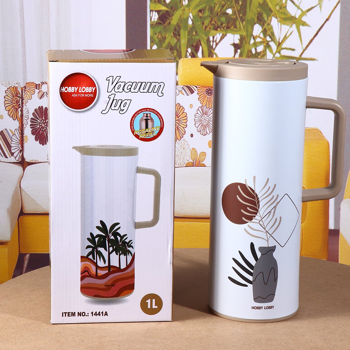 Hobby Lobby 1441 Modern Small Metal Syphon Espresso Vacuum Flask Silicone Portable Thermos Coffee Pour Pot Jug