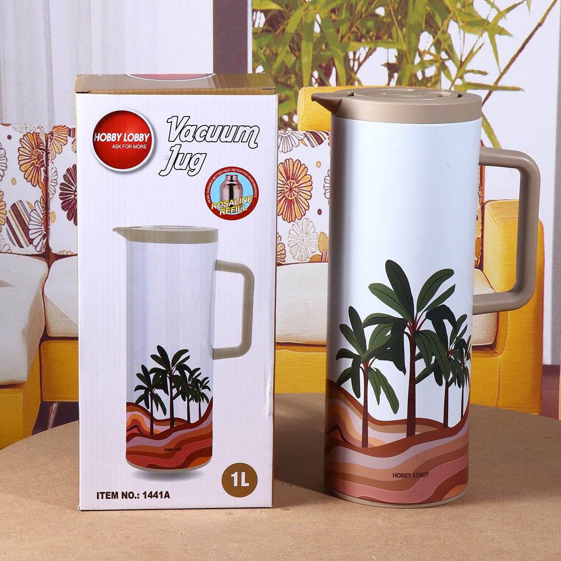 Hobby Lobby 1441 Modern Small Metal Syphon Espresso Vacuum Flask Silicone Portable Thermos Coffee Pour Pot Jug