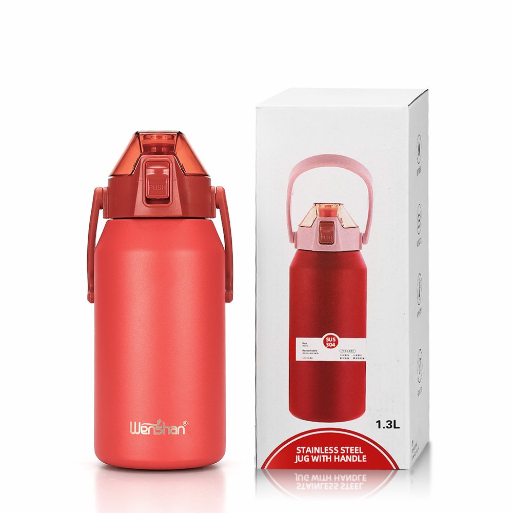 32 oz double wall Vacuum flask insulated water bottle with phone holder stainless steel water bottle for sports