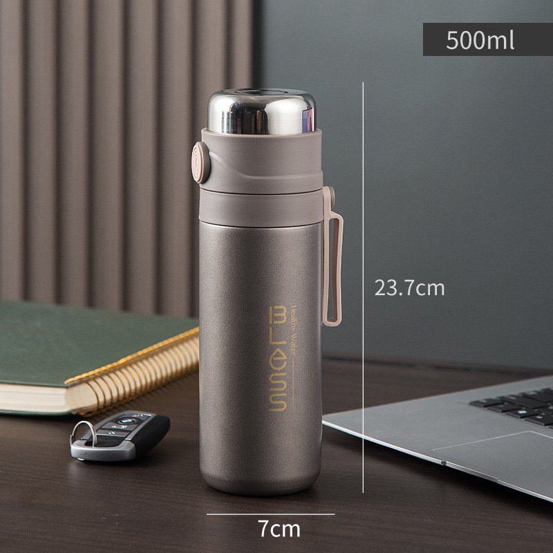 Sport Thermos Insulated Double Wall Stainless Steel Leak Proof Vacuum Water Bottle Keep Hot and Cold with Lid