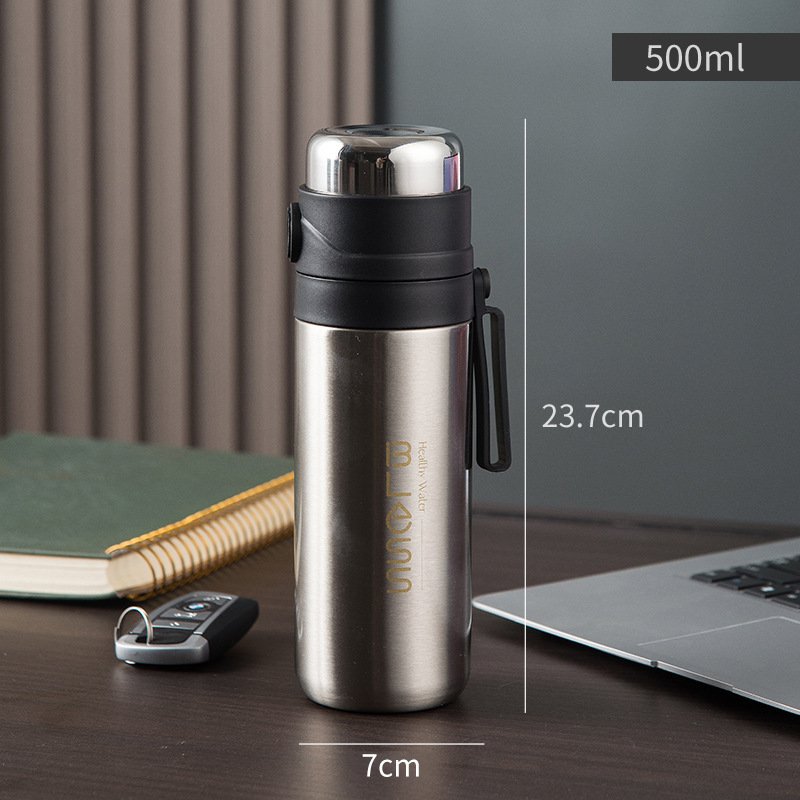 Sport Thermos Insulated Double Wall Stainless Steel Leak Proof Vacuum Water Bottle Keep Hot and Cold with Lid