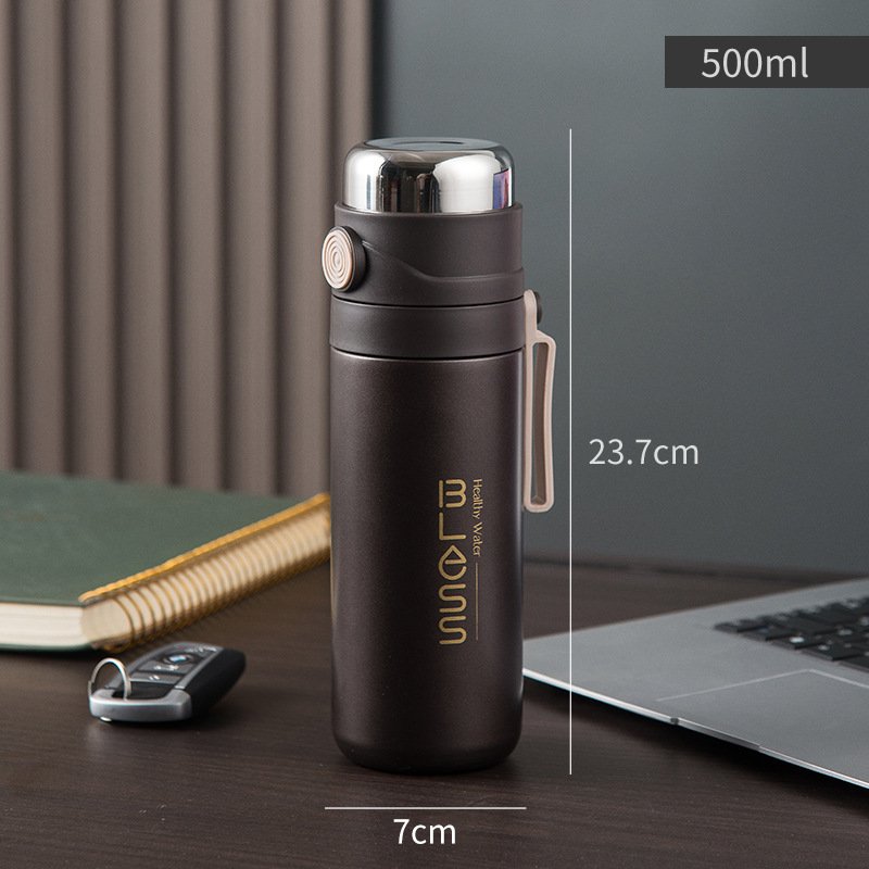 Sport Thermos Insulated Double Wall Stainless Steel Leak Proof Vacuum Water Bottle Keep Hot and Cold with Lid