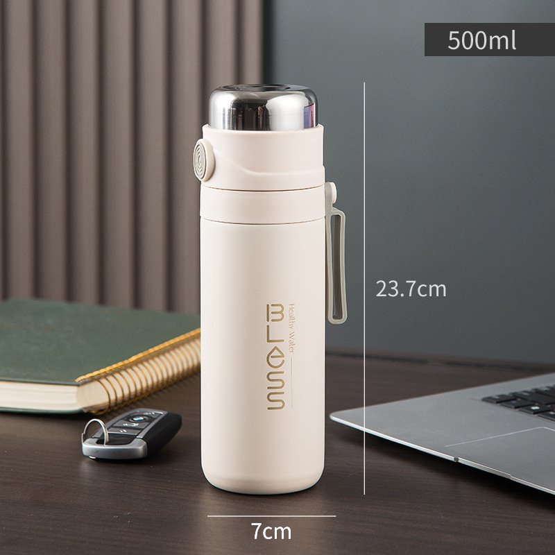 Sport Thermos Insulated Double Wall Stainless Steel Leak Proof Vacuum Water Bottle Keep Hot and Cold with Lid