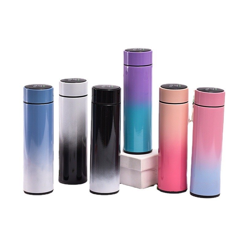 Intelligent LED Gradient Temperature Display 304 Stainless Steel Vacuum Flask Business Travel Thermal Insulation Thermos Cup