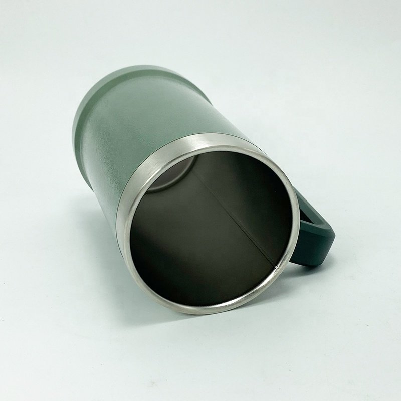 BPA free stainless steel adventure reusable vacuum flask cup beer mug tumbler with handle