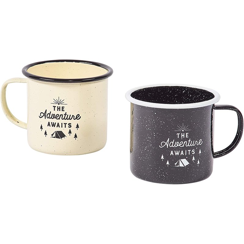 Enamelware Good Price BSCI Camping Cup Metal Tin Coffee Camp Enamel Mug Custom Logo