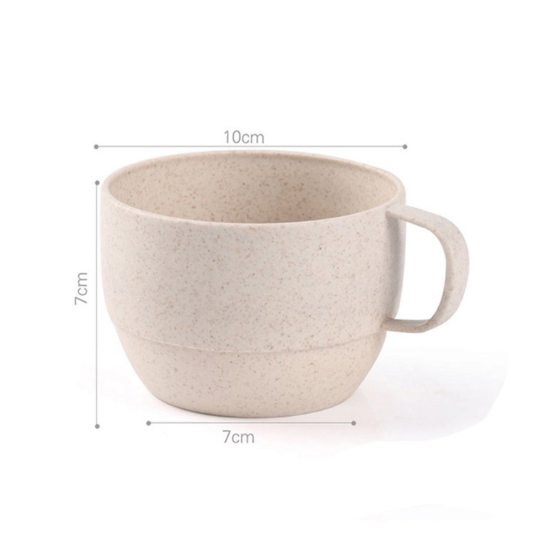New Style Biodegradable Wheat Straw Water Custom Mugs with Kettle