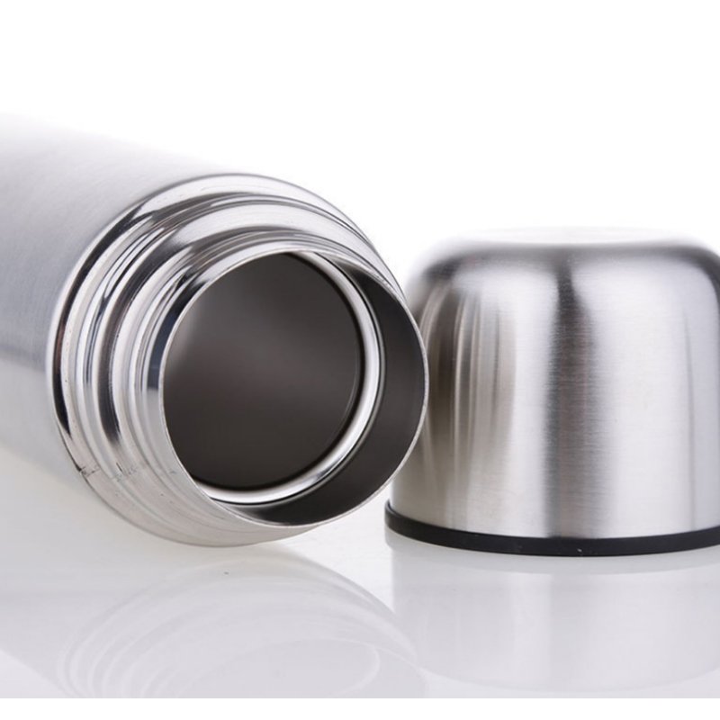 New Stainless Steel Flask Custom LOGO Vacuum Bullet Thermos Bottle 350/500/750/1000 ml