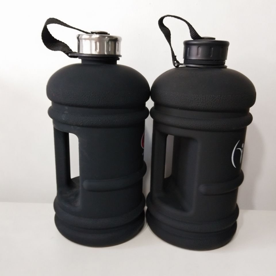 Large Capacity Sports Water Bottle 2.2 L Custom Logo Gym Bucket Plastic Gallon Pots Transparent PE CLASSIC Customized Party Camp