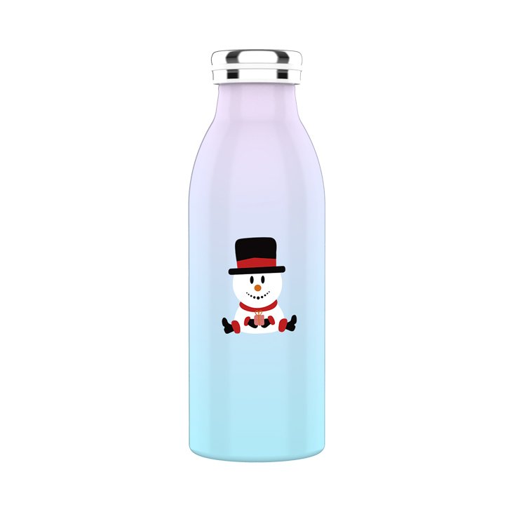 Slim Thin Stainless Steel Vacuum Insulated Thermos Water Bottle Leak Proof Eco-Friendly Travel Thermos Cup Sports Drink Bottle