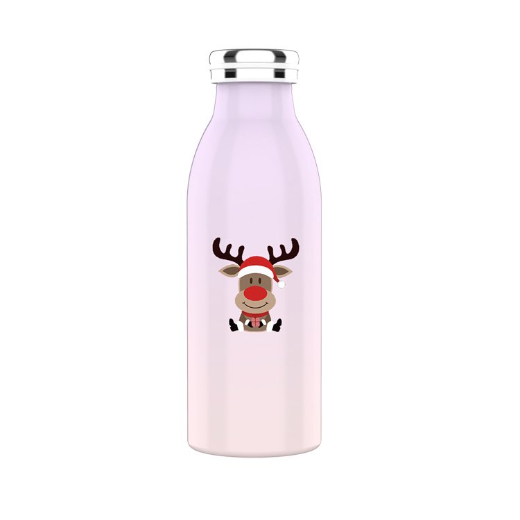 Slim Thin Stainless Steel Vacuum Insulated Thermos Water Bottle Leak Proof Eco-Friendly Travel Thermos Cup Sports Drink Bottle