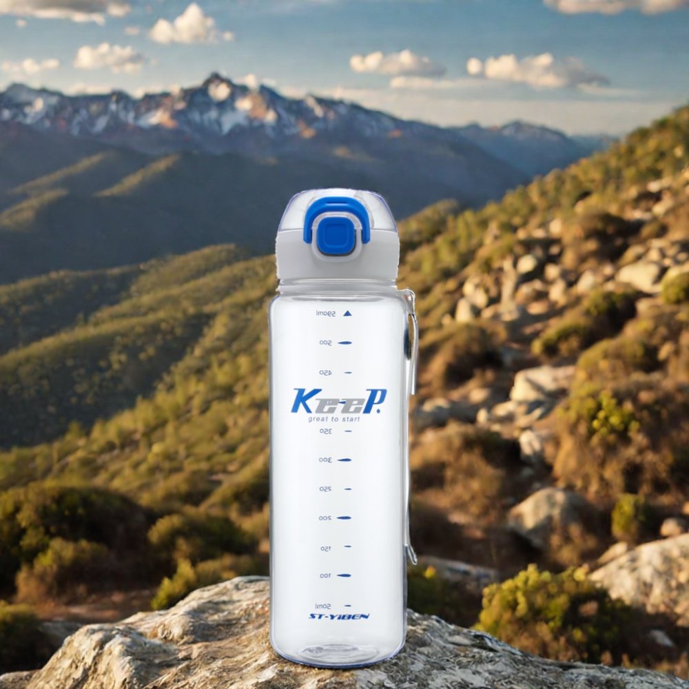 Top Seller BPA Free Motivational Gym Plastic tritian bottle sport Water Bottles 590ml