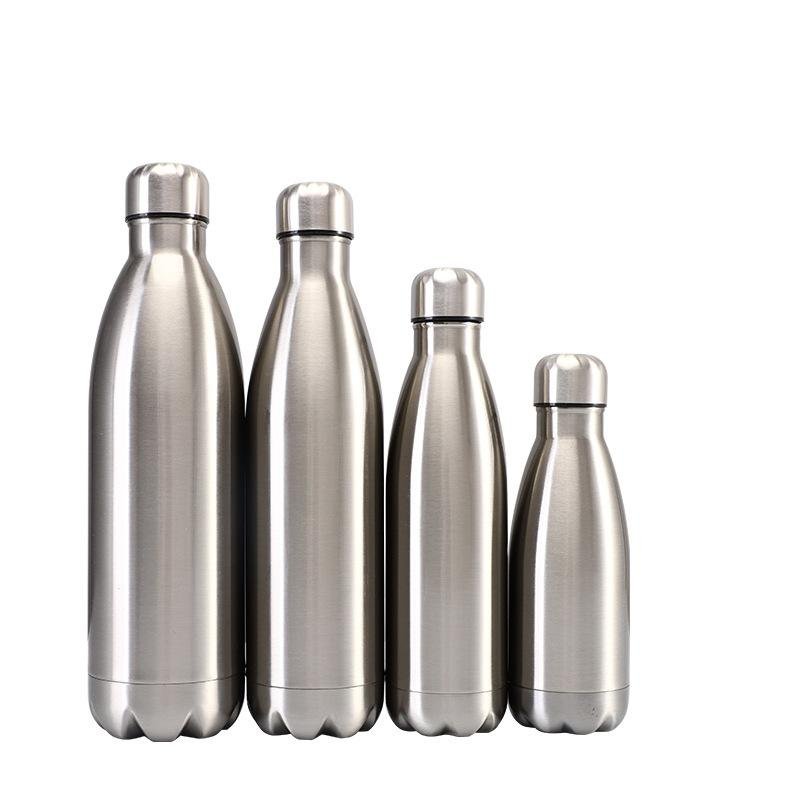 12oz 17oz Vacuum Flasks Glossy Paint Coating 500ml Stainless Steel Cola Shaped Water Bottles Coffee Mugs Tumbler Cups