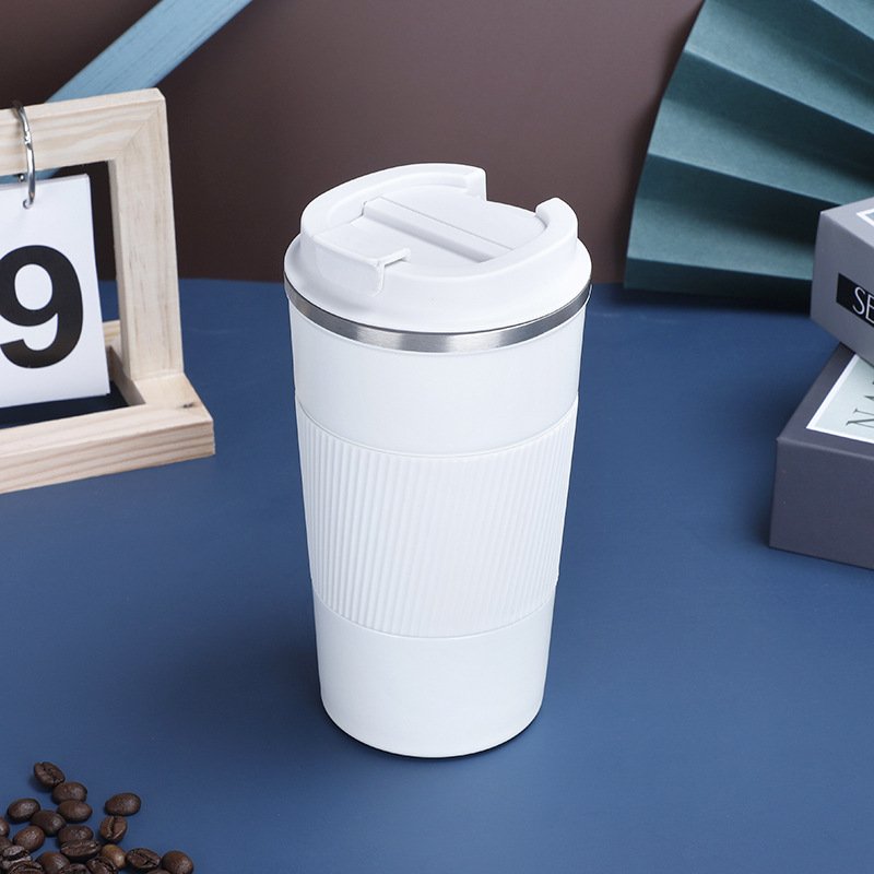 High-end Quality Fashionable 10OZ Coffee Mug Stainless Steel Double Layer Cold Water Cup Portable Handle Coffee Cup
