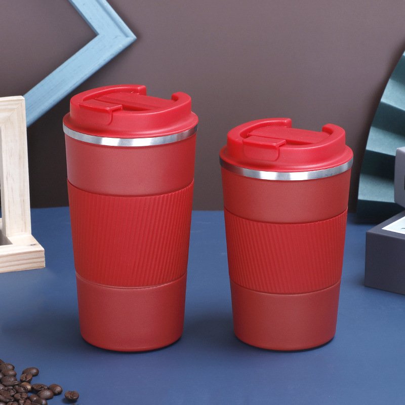 High-end Quality Fashionable 10OZ Coffee Mug Stainless Steel Double Layer Cold Water Cup Portable Handle Coffee Cup